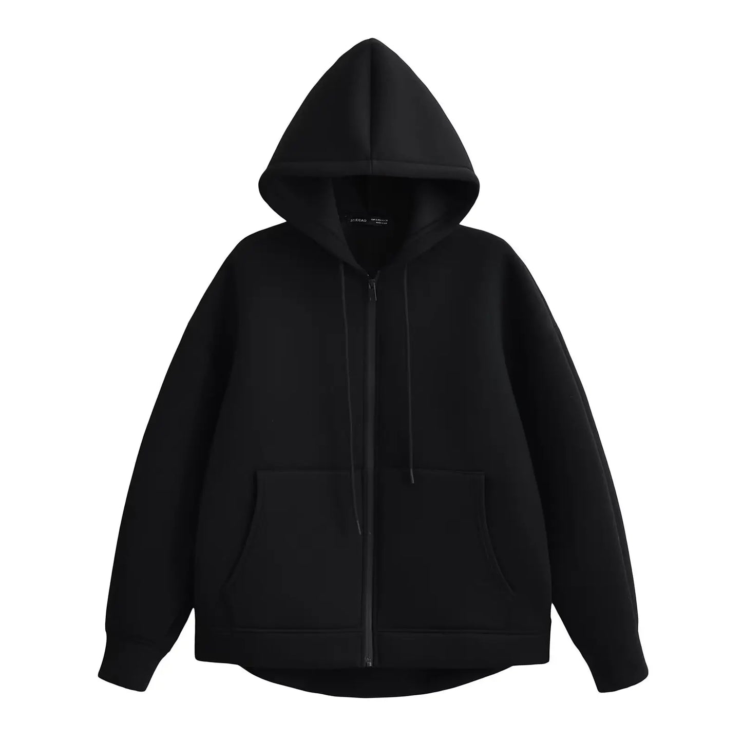 Blouson femme décontracté à capuche et fermeture éclair - BerlinGlamour