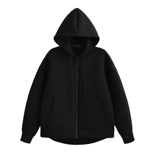 Blouson femme décontracté à capuche et fermeture éclair - BerlinGlamour