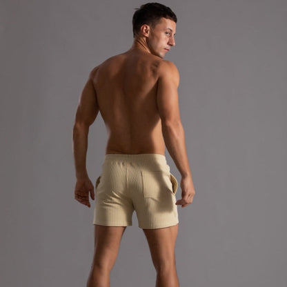 Shorts rayés homme confortable et léger