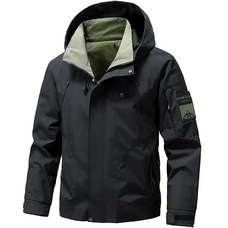 Veste de ski Homme Imperméable avec Capuche Coupe Sportive