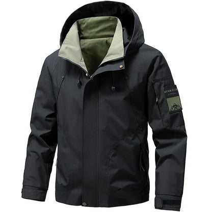 Veste de ski Homme Imperméable avec Capuche Coupe Sportive