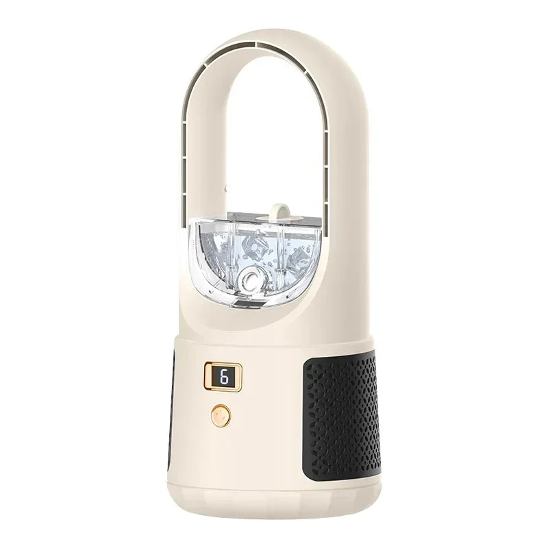 Ventilateur Compact Silencieux Blanc et Noir