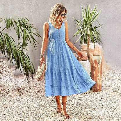 Robe de soirée femme élégante longue été