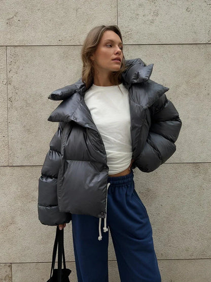 Doudoune Femme Hiver Capuche et Imperméable