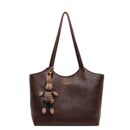 Sac à bandoulière cuir vintage avec poches multiples
