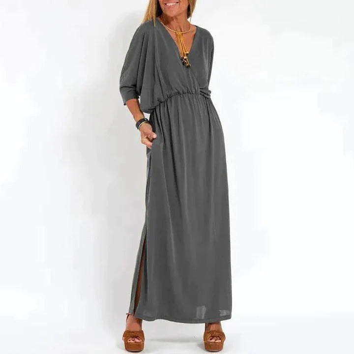 Robe Longue Femme Noir Élégante et Chic