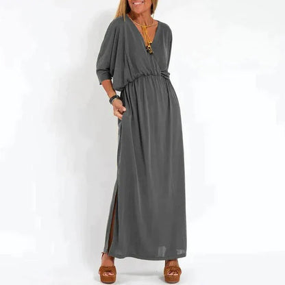 Robe Longue Femme Noir Élégante et Chic
