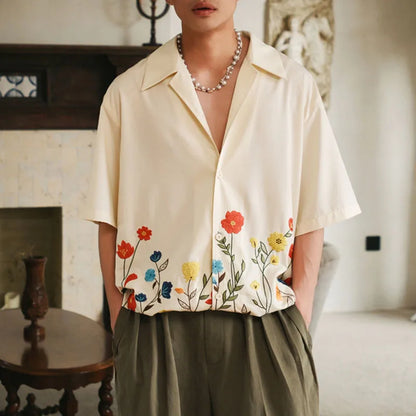 Chemise Homme Coton Confortable à Carreaux