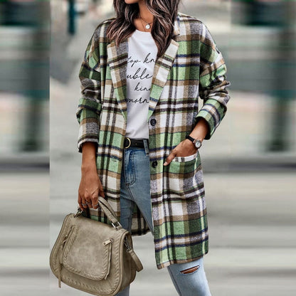 Manteau Femme Hiver Chic Taille Droite - PanierRoyale