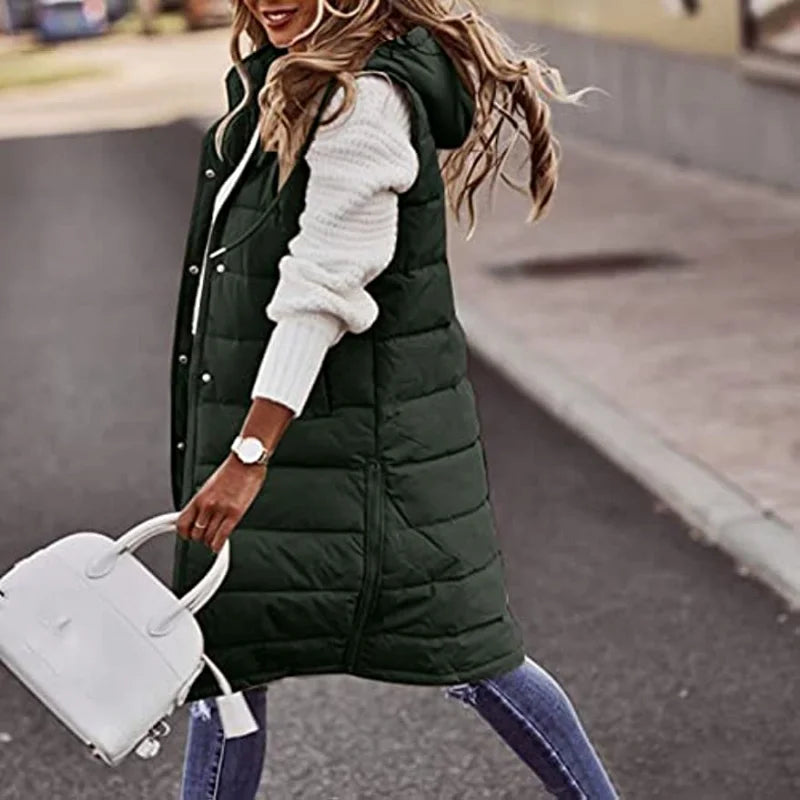 Gilet Long Doux et Chic pour Femme - PanierRoyale