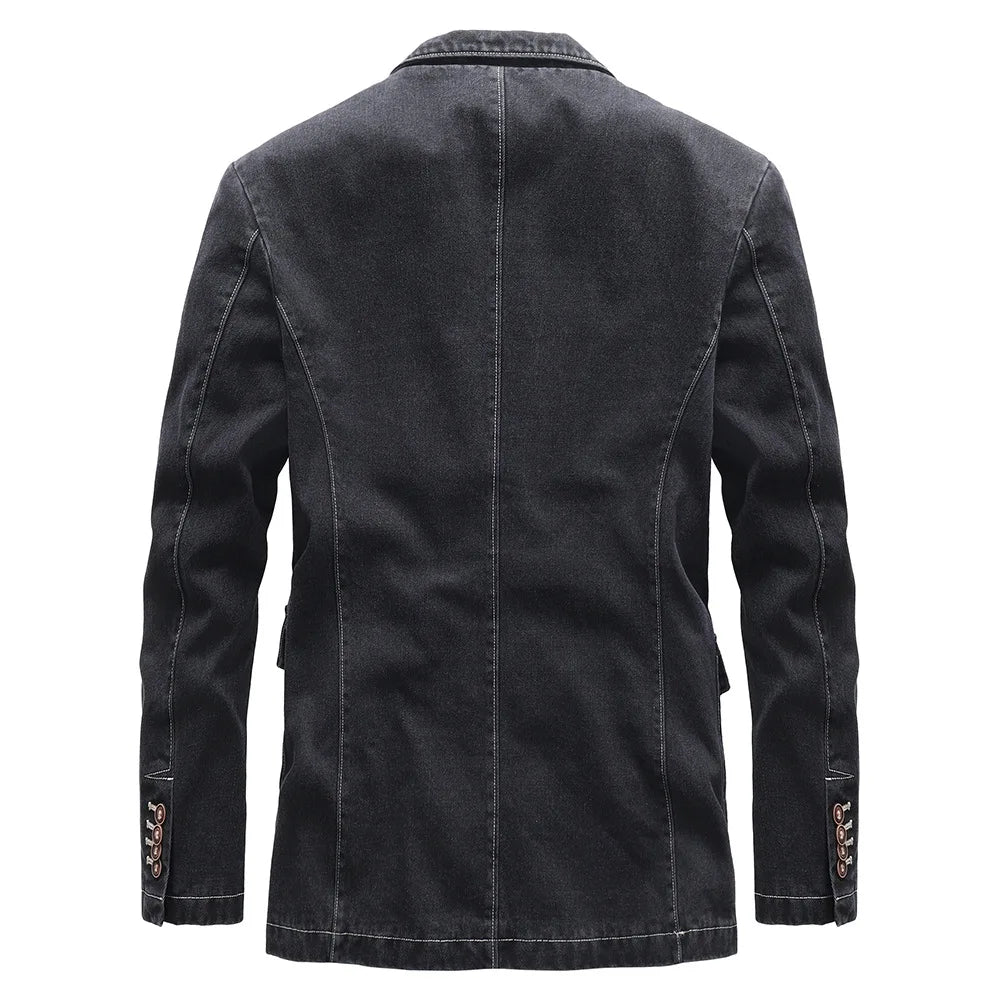 Blazer Denim Classique pour Homme