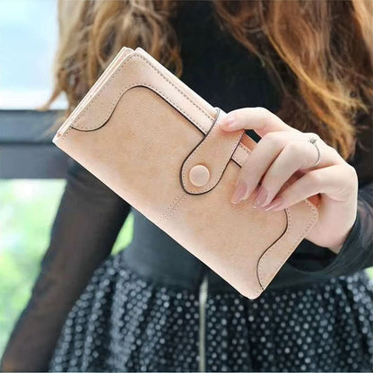Portefeuille Femme Chic avec Fermeture Magnétique
