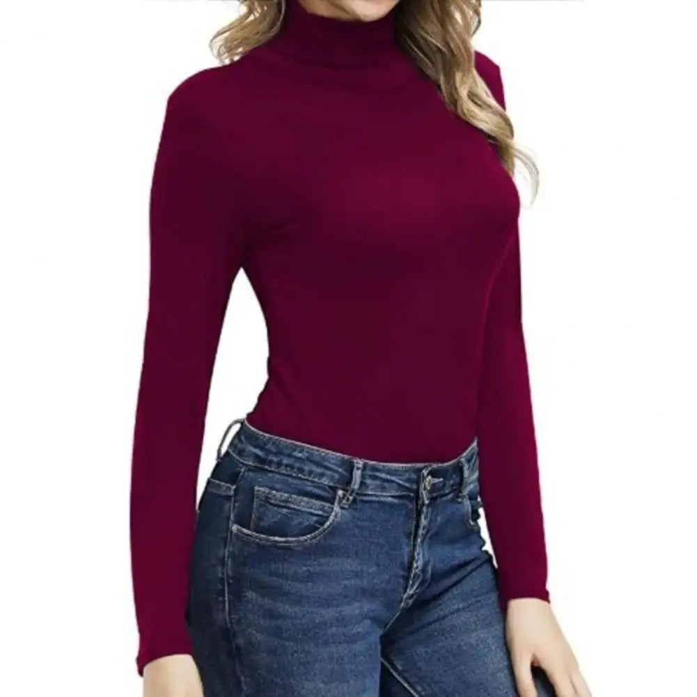 Senna | Eleganter langärmeliger Rollkragenpullover Zendoo.de