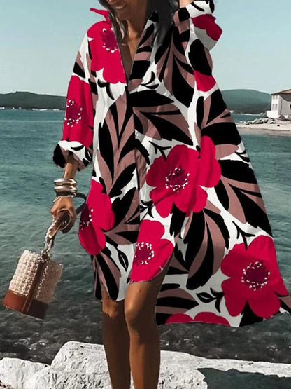 Robe Fleurie Élégante pour Femme Taille 38-40 - PanierRoyale