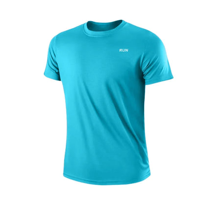 T-shirt Homme Séchage Rapide Col Rond Manches Courtes Coupe Légère