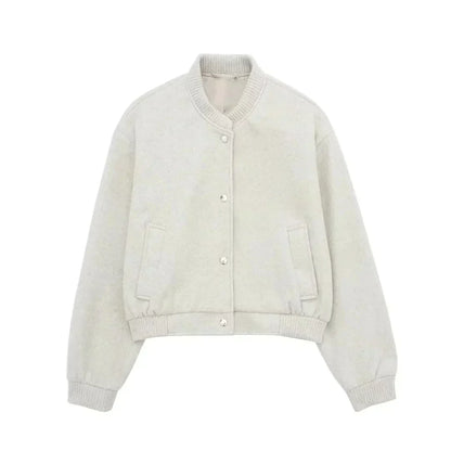 Veste bomber femme courte et élégante chaude hiver