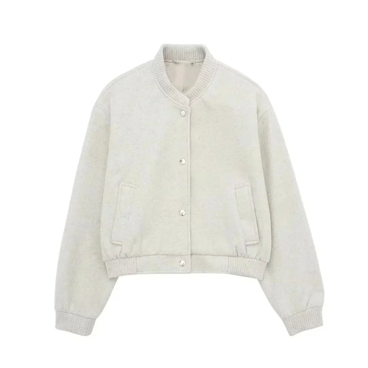 Veste bomber courte et élégante chaude hiver - vue 2