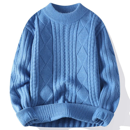 Pull Homme Luxe à Carreaux Diamant