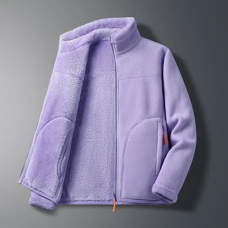 Manteau Femme Hiver Chaud avec Col Montant