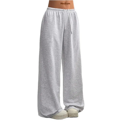 Pantalon Jogging Femme Coton Confortable Coupe Large