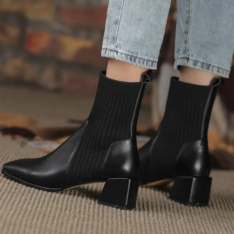 Bottines Femmes Confort Chaussures Antidérapantes - PanierRoyale