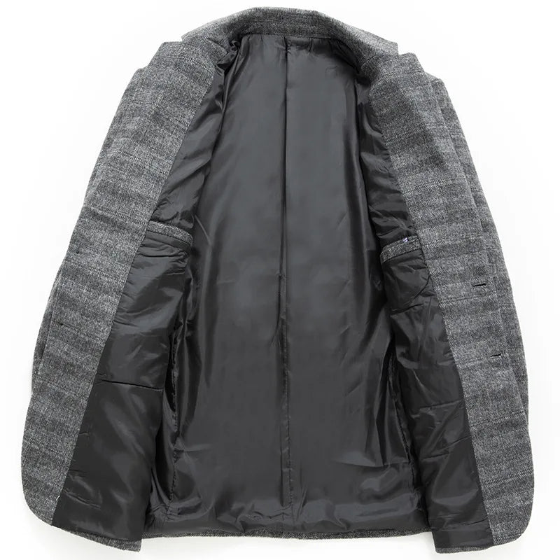Blazer Homme Gris et Kaki Élégant et Polyvalent