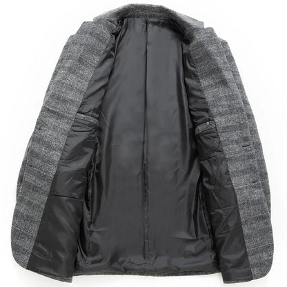 Blazer Homme Gris et Kaki Élégant et Polyvalent
