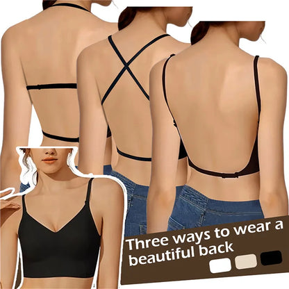Soutien-gorge Femme Sans Couture Dos Nu Push-up