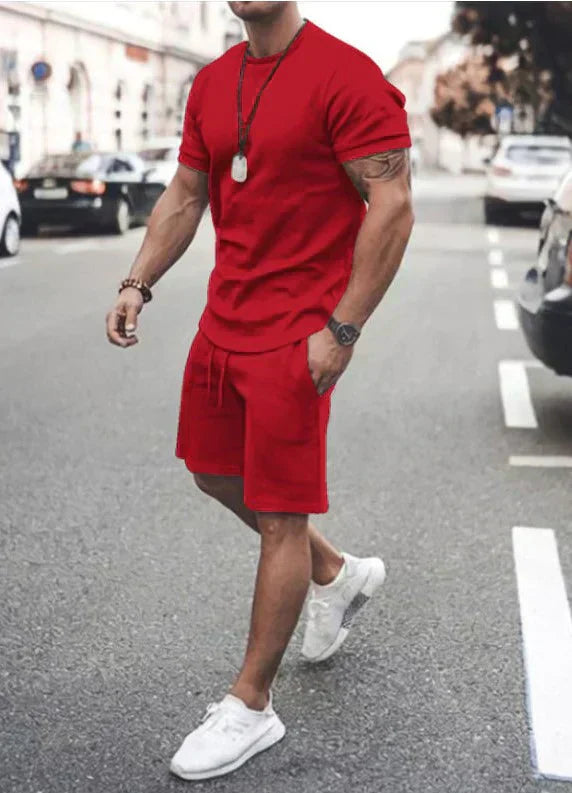 Chemise Homme Décontractée et Short Slim Été