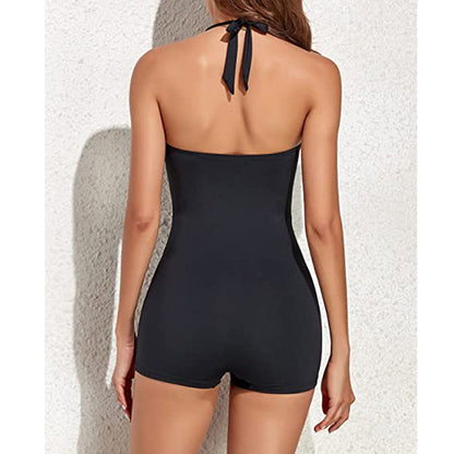 Maillot de bain Femme Sculptant Coupe Halter