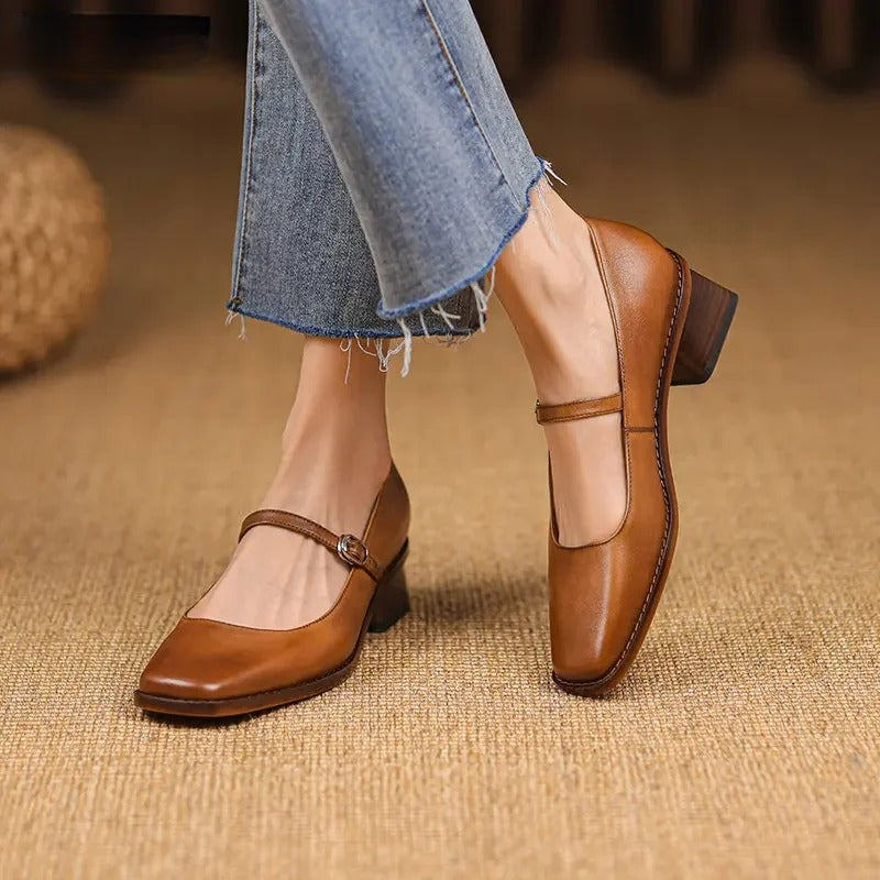Sandales Femme Printemps à Talons Bloc et Sangles - BerlinGlamour