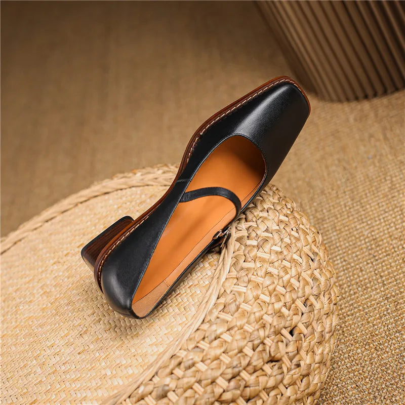 Sandales Femme Printemps à Talons Bloc et Sangles