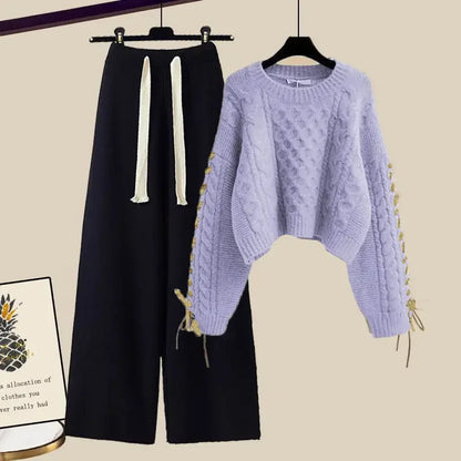Costume Hiver Femme 2 Pièces Élégant
