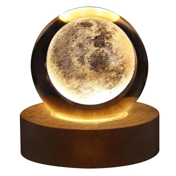 Lampe LED Cristal Lumineuse Décorative