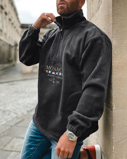 Pull Homme Zippé polyvalent et Confortable pour tous les jours