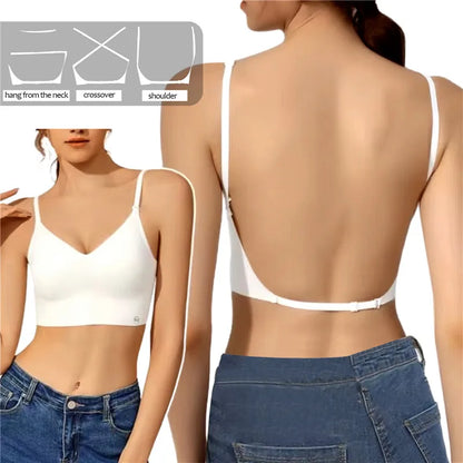 Soutien-gorge Femme Sans Couture Dos Nu Push-up