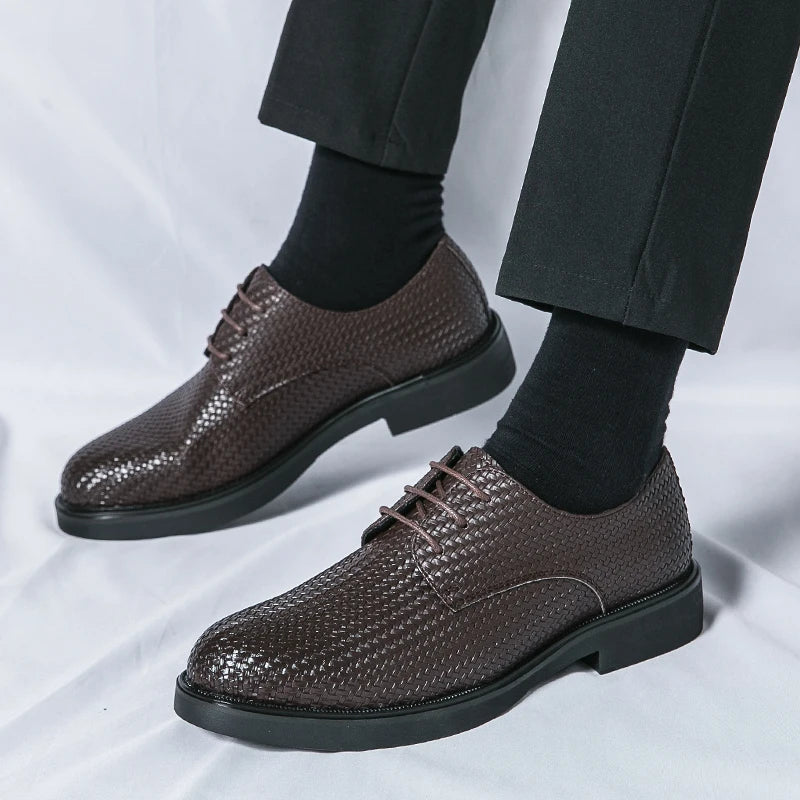 Richelieu Cuir Homme Élégant et Confortable