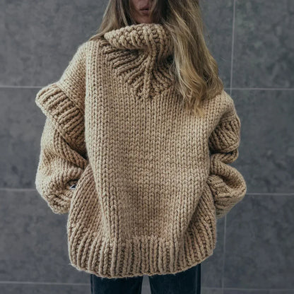 Pull Col Roulé Femme Confortable et Élégant pour Tous Les Jours