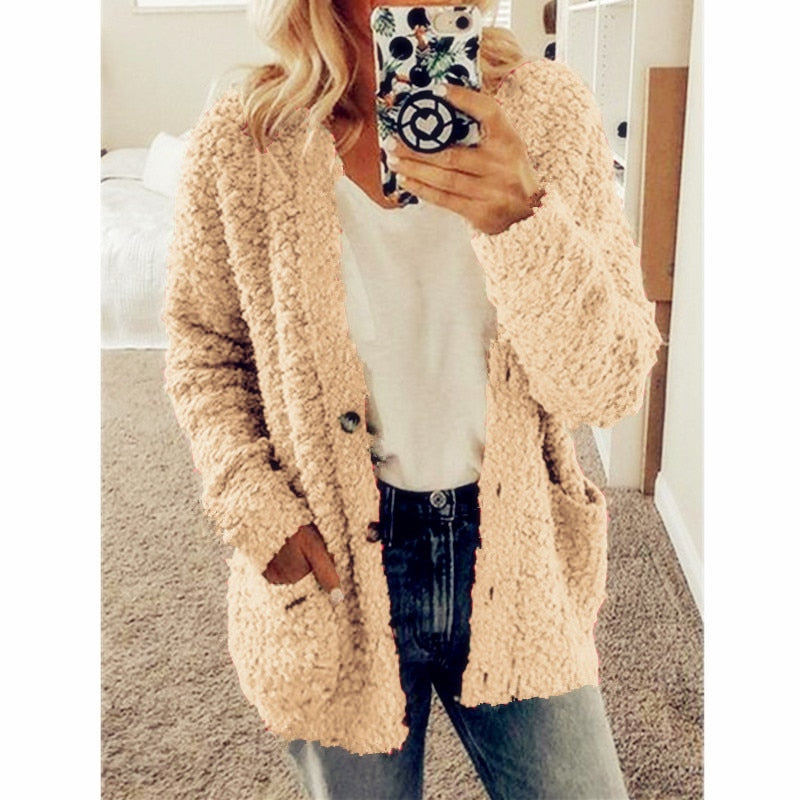 Veste Femme Hiver Chaude et Élégante avec Capuchon