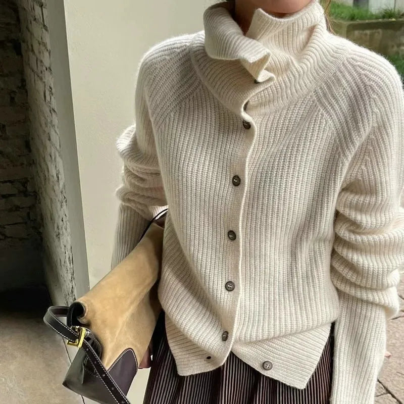 Gilet femme laine épais chaud hiver → Gilet Femme Laine Gros et Chaud pour Hiver