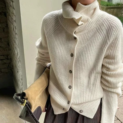 Gilet femme laine épais chaud hiver → Gilet Femme Laine Gros et Chaud pour Hiver