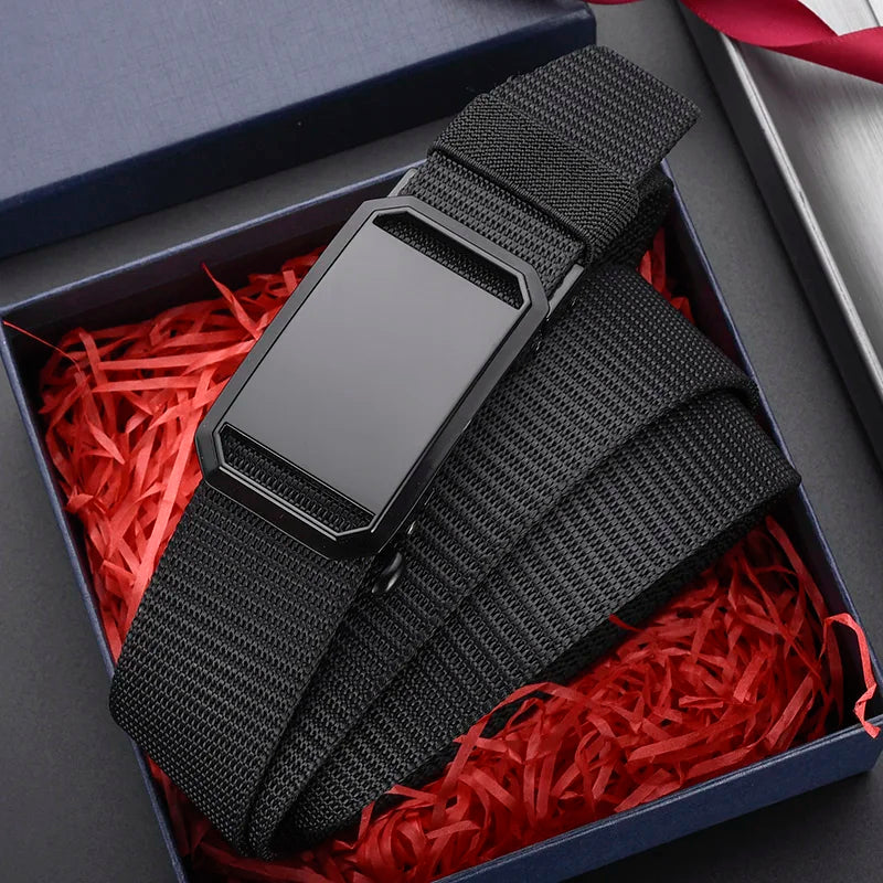 Ceinture Homme Toile Boucle Automatique