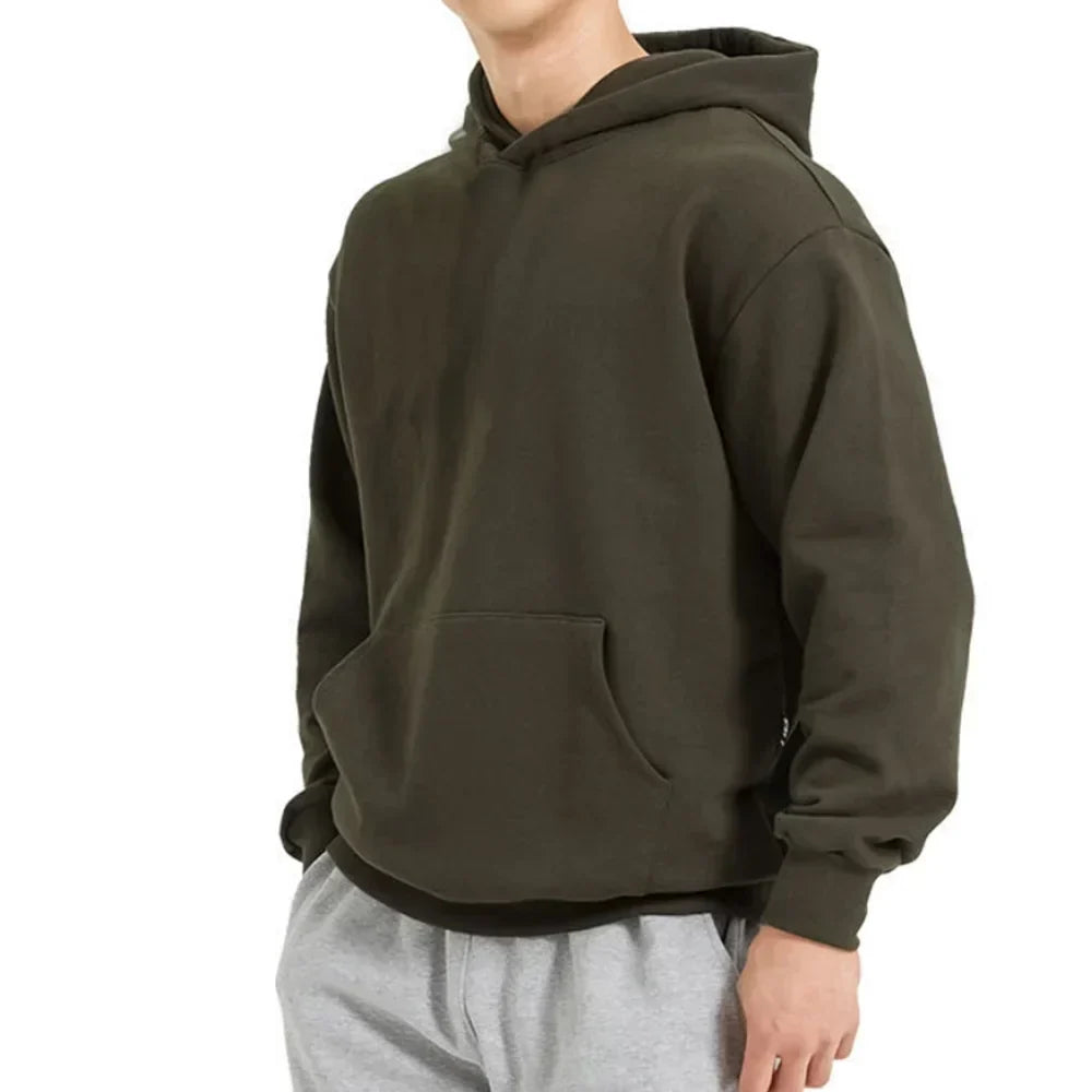 Sweat à Capuche Homme Oversize Coton Doux