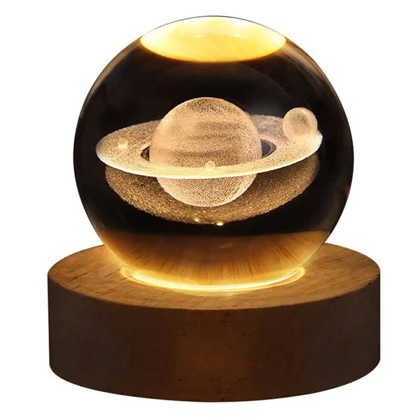 Lampe LED Cristal Lumineuse Décorative