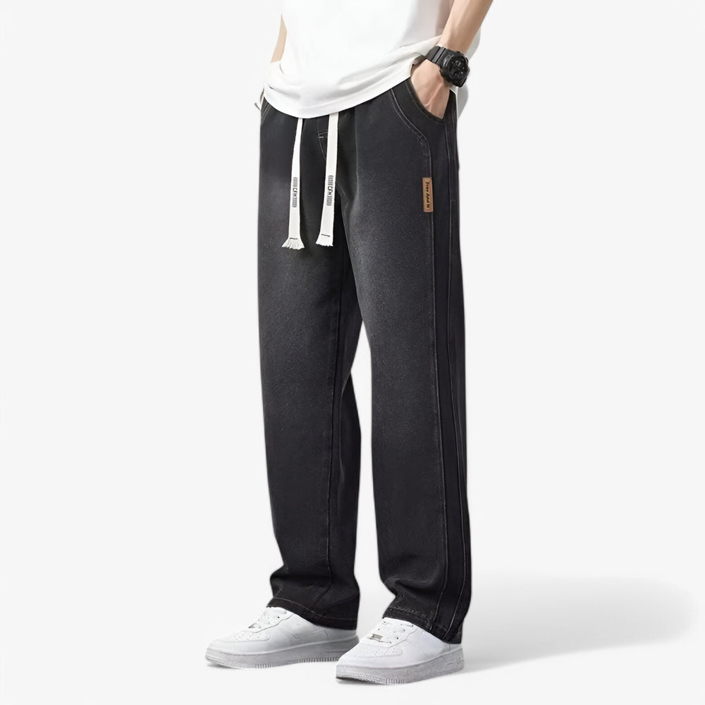 Pantalon Jean Taille Relaxe et Confortable