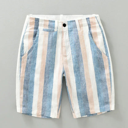 Shorts en Lin Homme Confortable pour Été