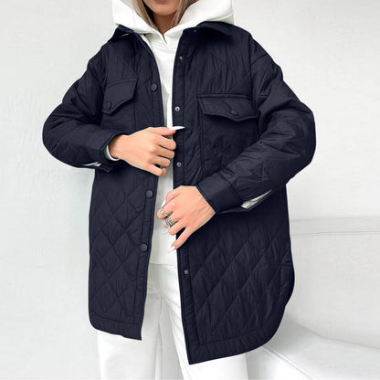 Veste Hiver Femme Éclairée et Chaude avec Fermeture Éclair - PanierRoyale