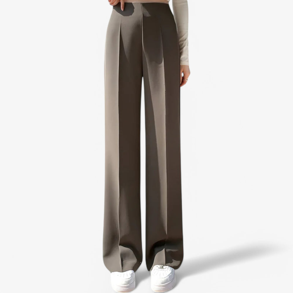 Pantalon Haute Taille Slim et Confortable
