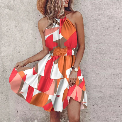 Robe Été Légère à Imprimé Floral pour Femme