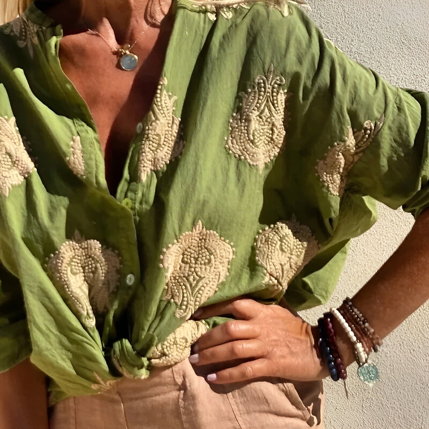 Blouse Femme Été Décontractée Chic